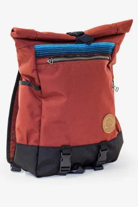 Sycamore Roll Top Backpack - Brick