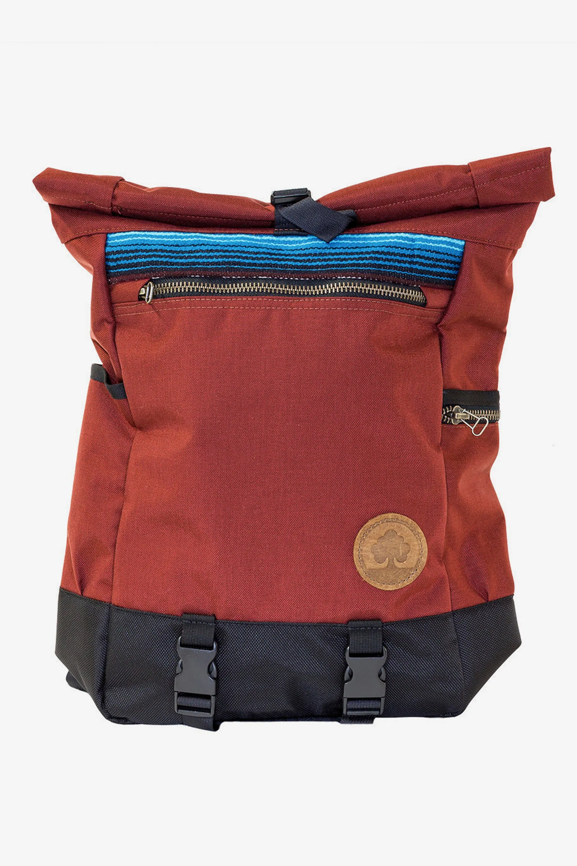 Sycamore Roll Top Backpack - Brick