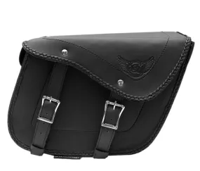 Synthetic Leather  Saddle Bag  Pannier Luggage FortressAc457-Sl