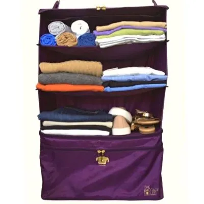 THE BAGGAGE BUTLER by MARCY MCKENNA | LUGGAGE SHELF TRAVEL ORGANIZER
