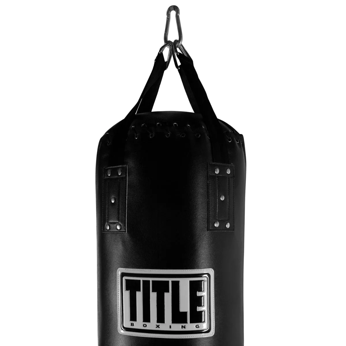 TITLE Boxing 100lb Leather Thai Heavy Bag