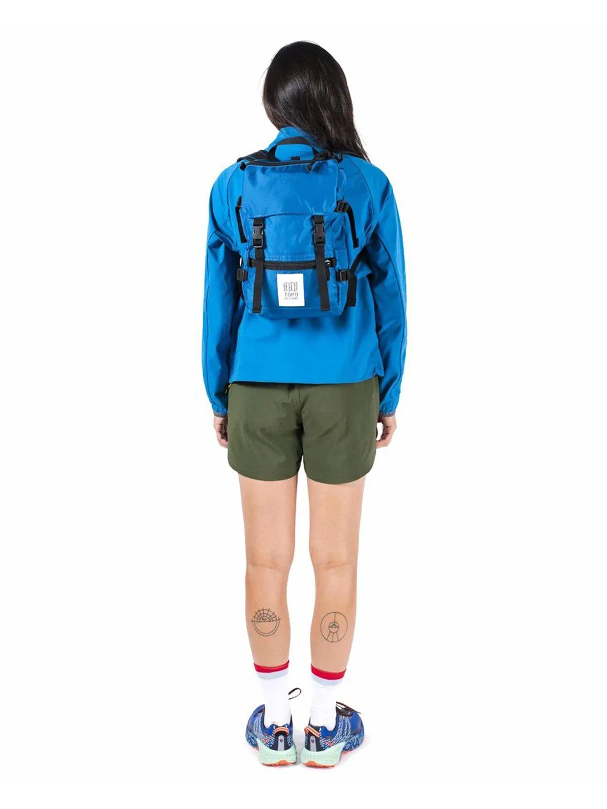 Topo Designs Rover Pack Mini Blue Red Forest