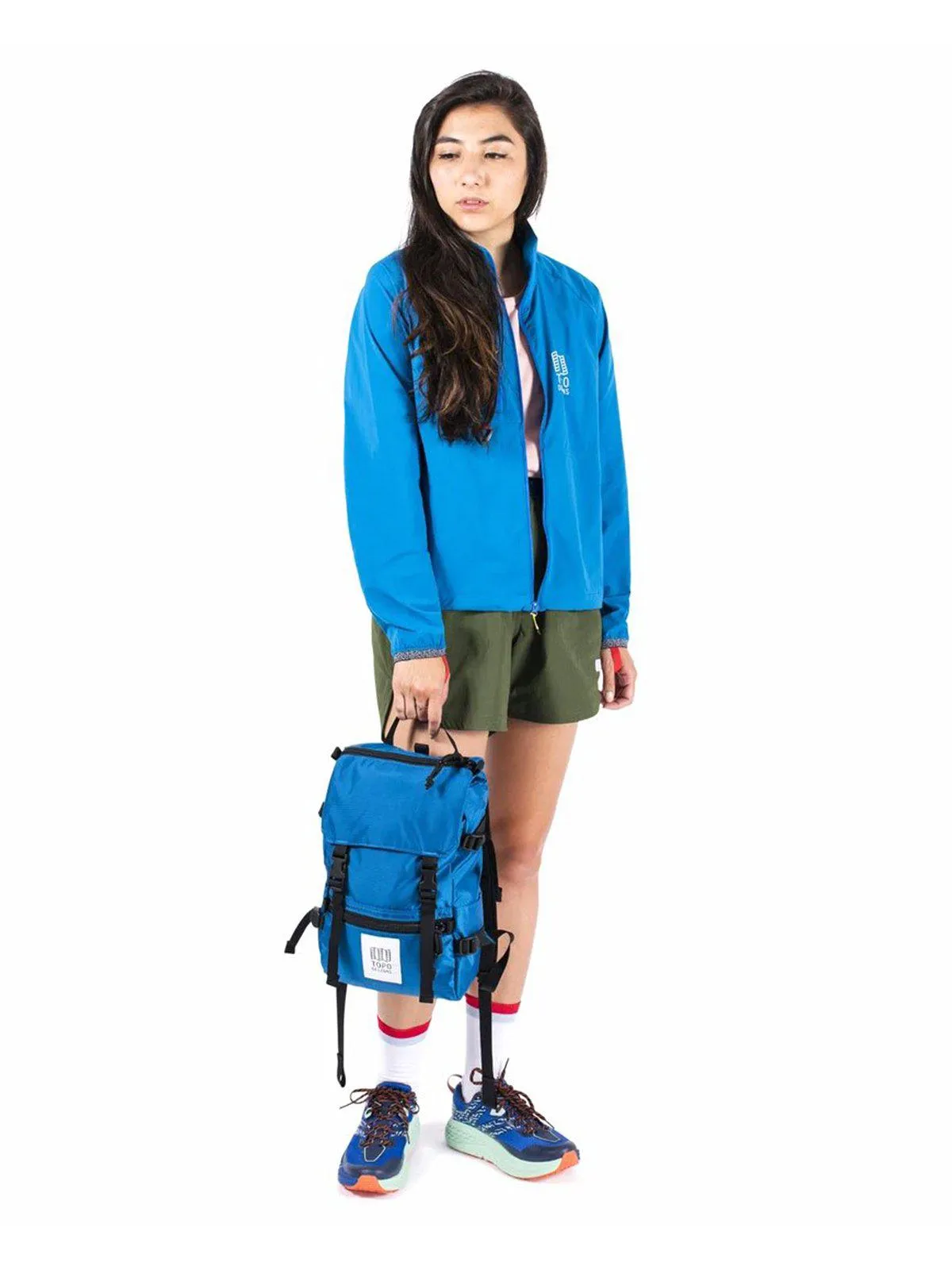 Topo Designs Rover Pack Mini Blue Red Forest
