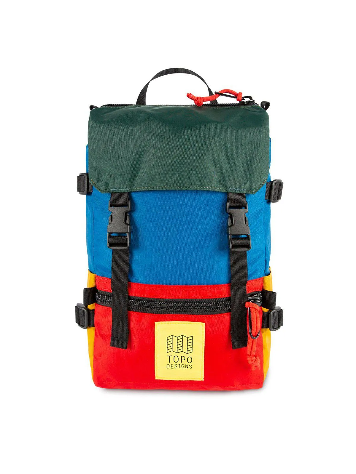 Topo Designs Rover Pack Mini Blue Red Forest
