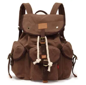 Vintage Rucksack Travel Backpack