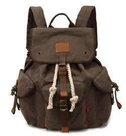 Vintage Rucksack Travel Backpack