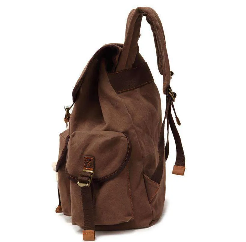 Vintage Rucksack Travel Backpack