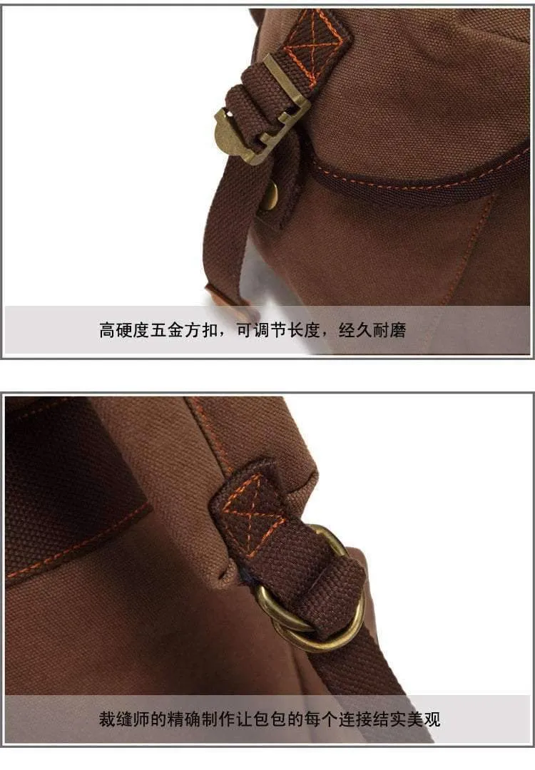 Vintage Rucksack Travel Backpack
