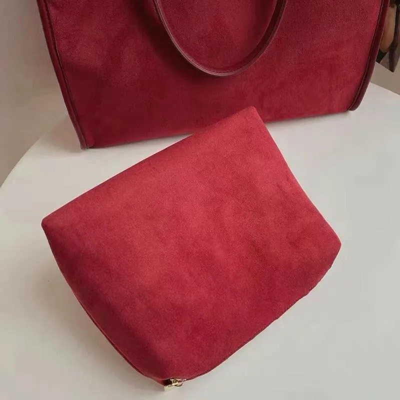 Women’s Velvet Large Capacity Tote
